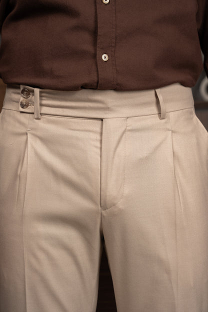BEIGE ITALIAN TROUSERS