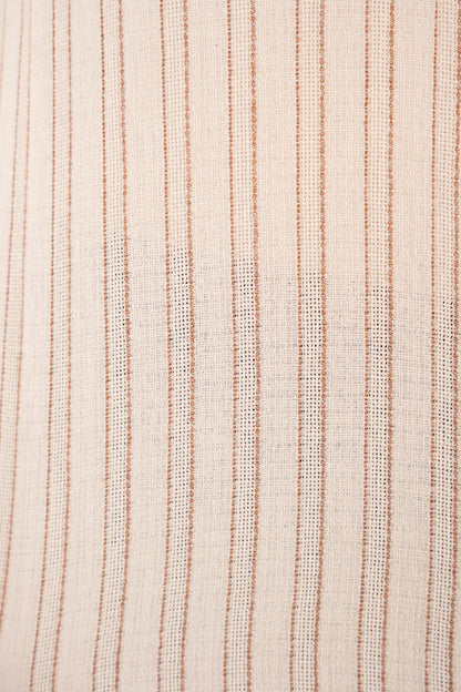 BEIGE LINED SHIRT