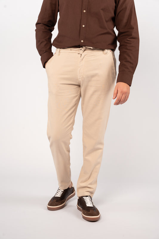 BEIGE RELAXED TROUSERS