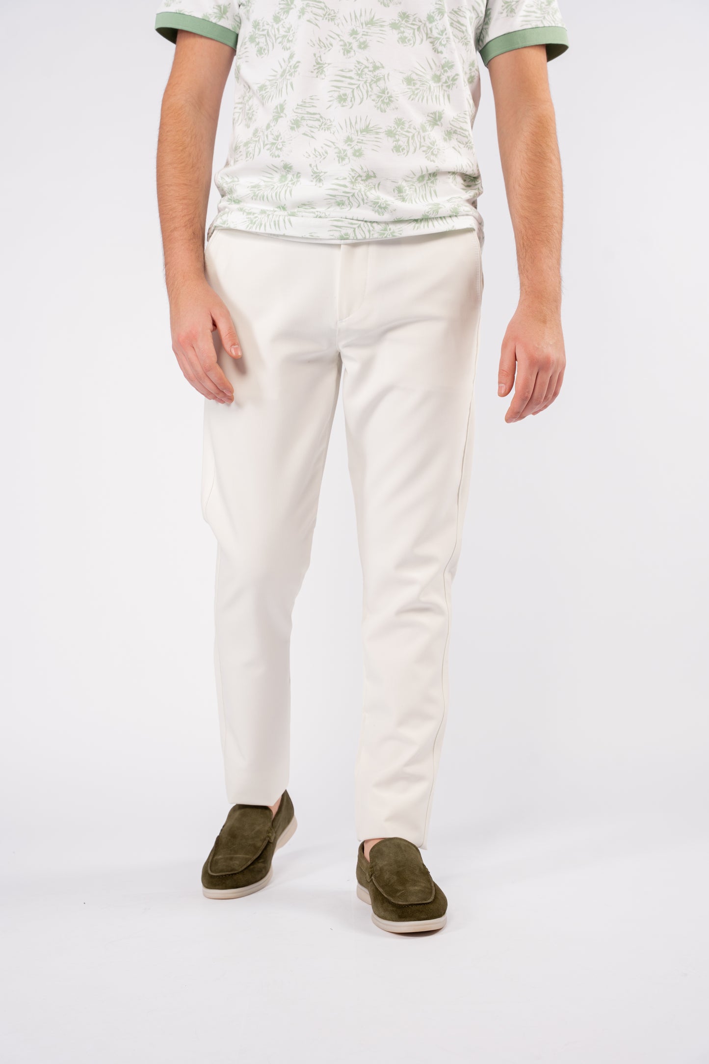 MINT PATTERNED POLO