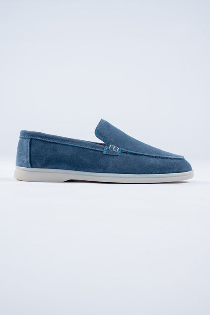 BLUE SUEDE LOAFER