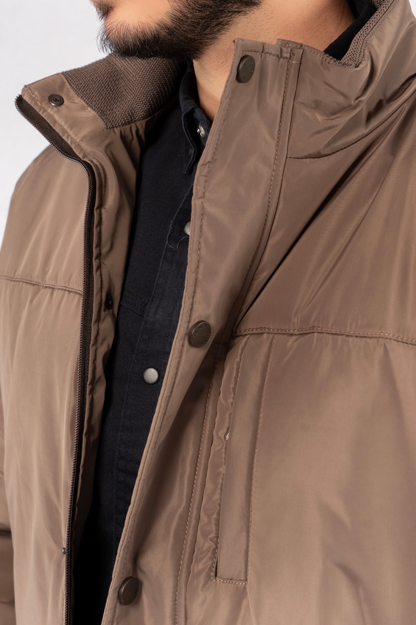 BEIGE QUILTED JACKET