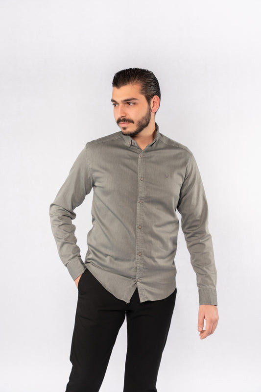 GREY RELAXED SHIRT