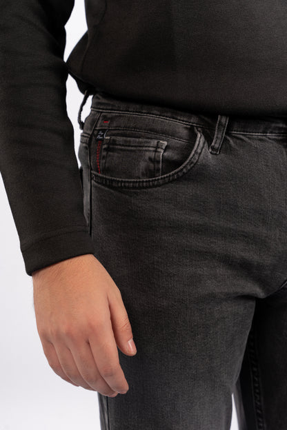 GREY SEMI REGULAR DENIM