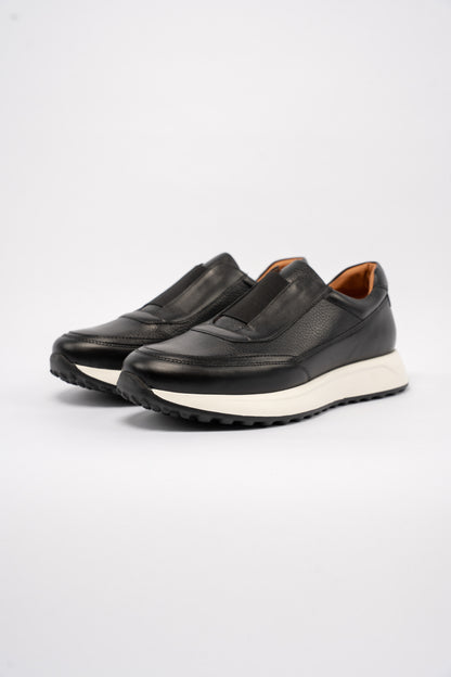 BLACK TIMELESS ELASTIC SNEAKER