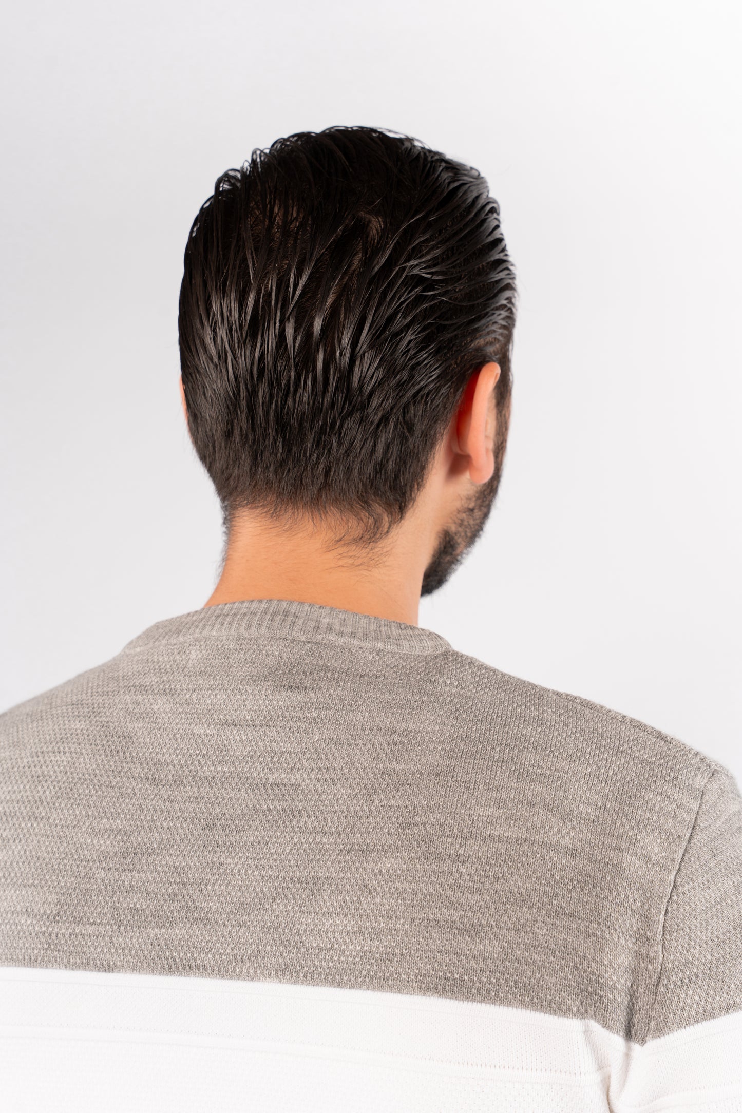 GREY URBAN TRICOLOR SWEATER