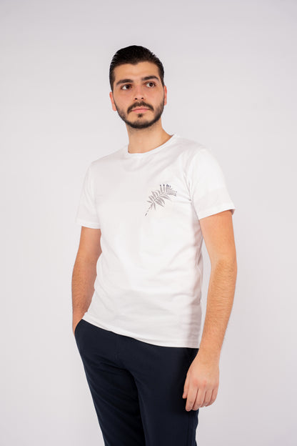 WHITE FEATHER TSHIRT