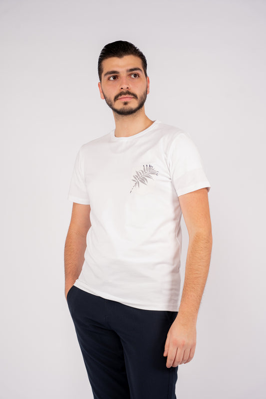 WHITE FEATHER TSHIRT