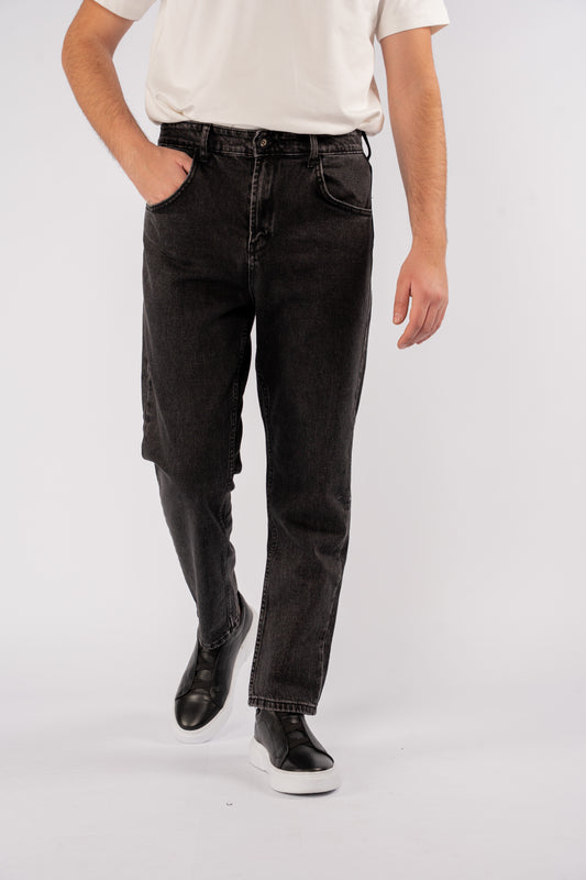 DARK GREY BOYFRIEND DENIM