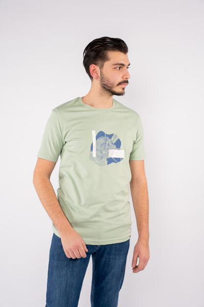 MINT PATTERNED TSHIRT