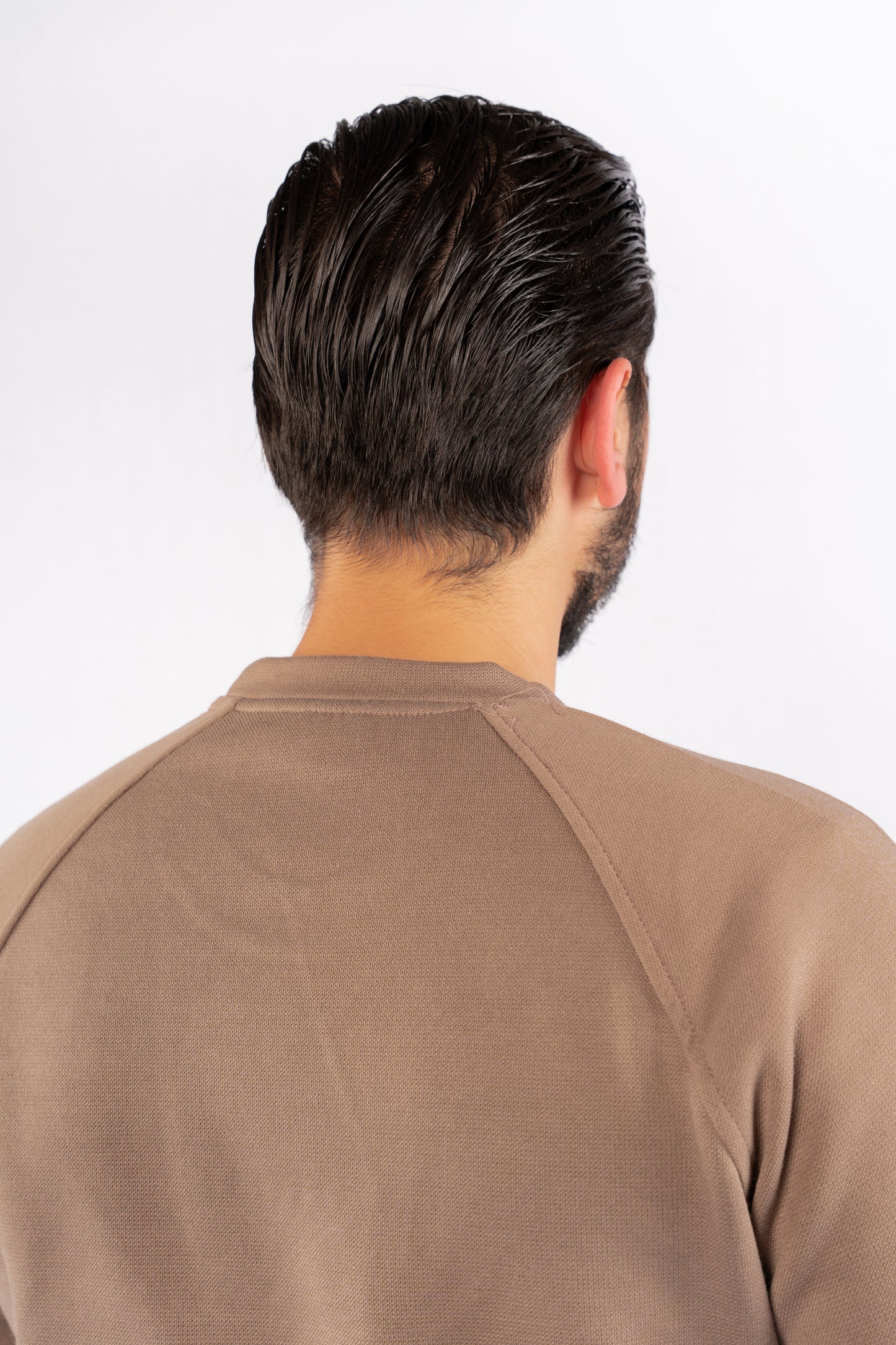 DARK BEIGE CASUAL SWEATER