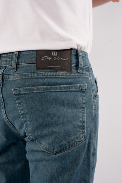 WARM NAVY REGULAR FIT DENIM