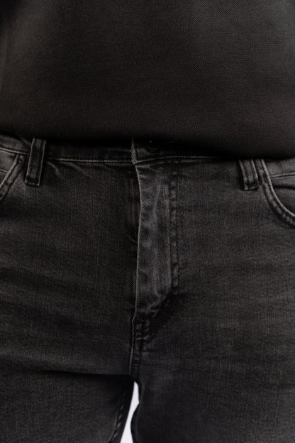 GREY SEMI REGULAR DENIM