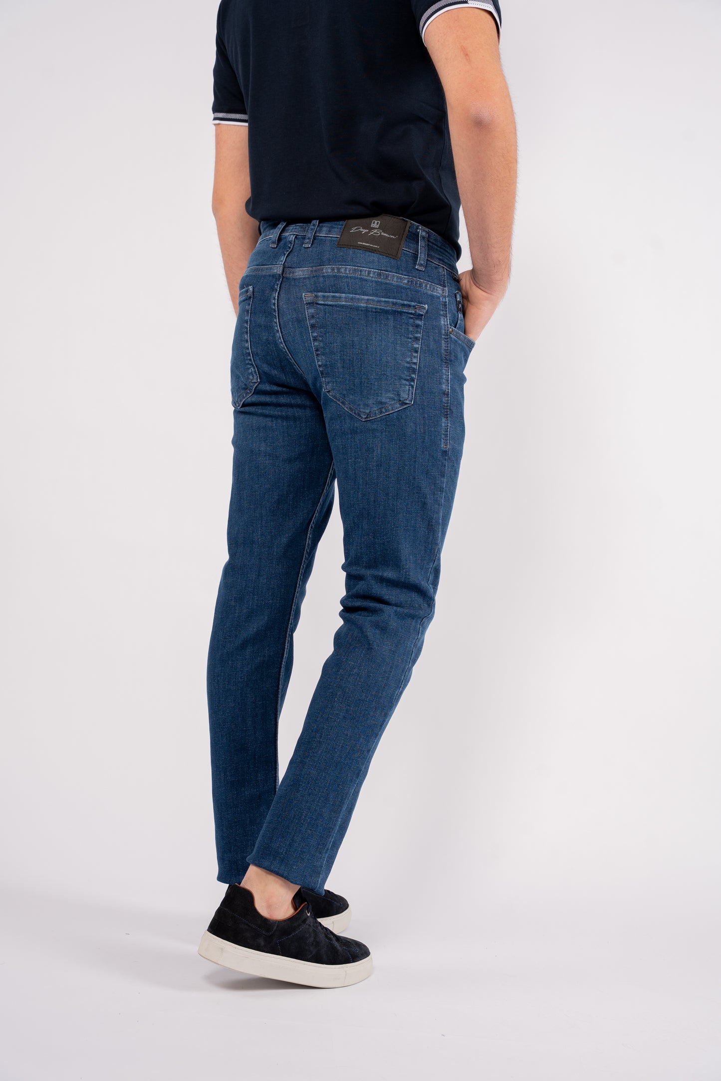 NAVY SLIM FIT DENIM