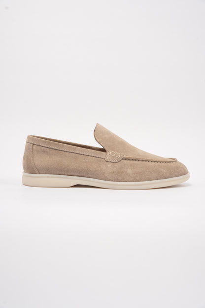 BEIGE SUEDE LOAFER