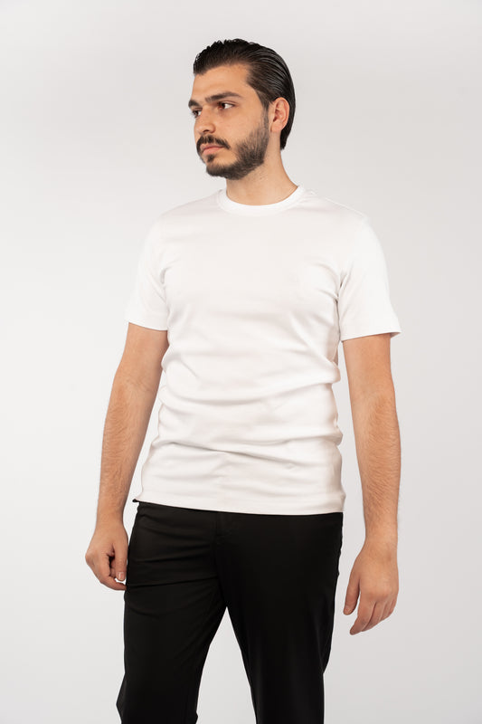 WHITE THICK TSHIRT