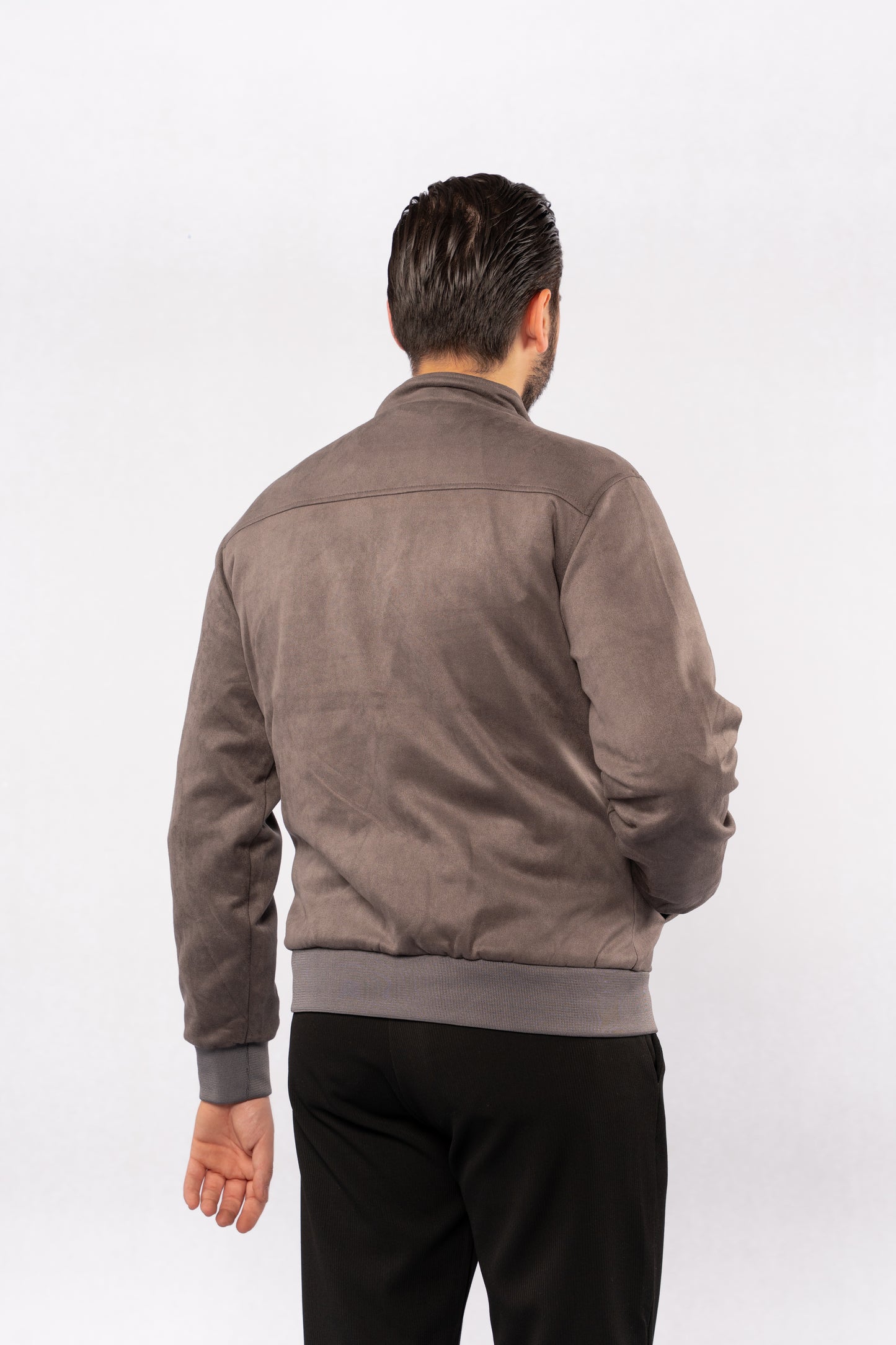 GREY SUEDE TIMELESS JACKET