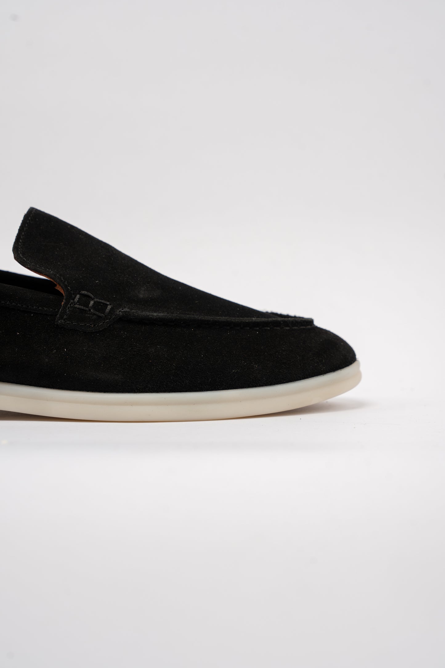 BLACK SUEDE LOAFER
