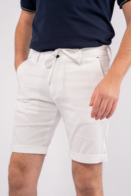 WHITE CASUAL SHORT