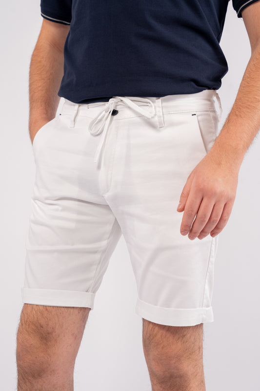 WHITE CASUAL SHORT