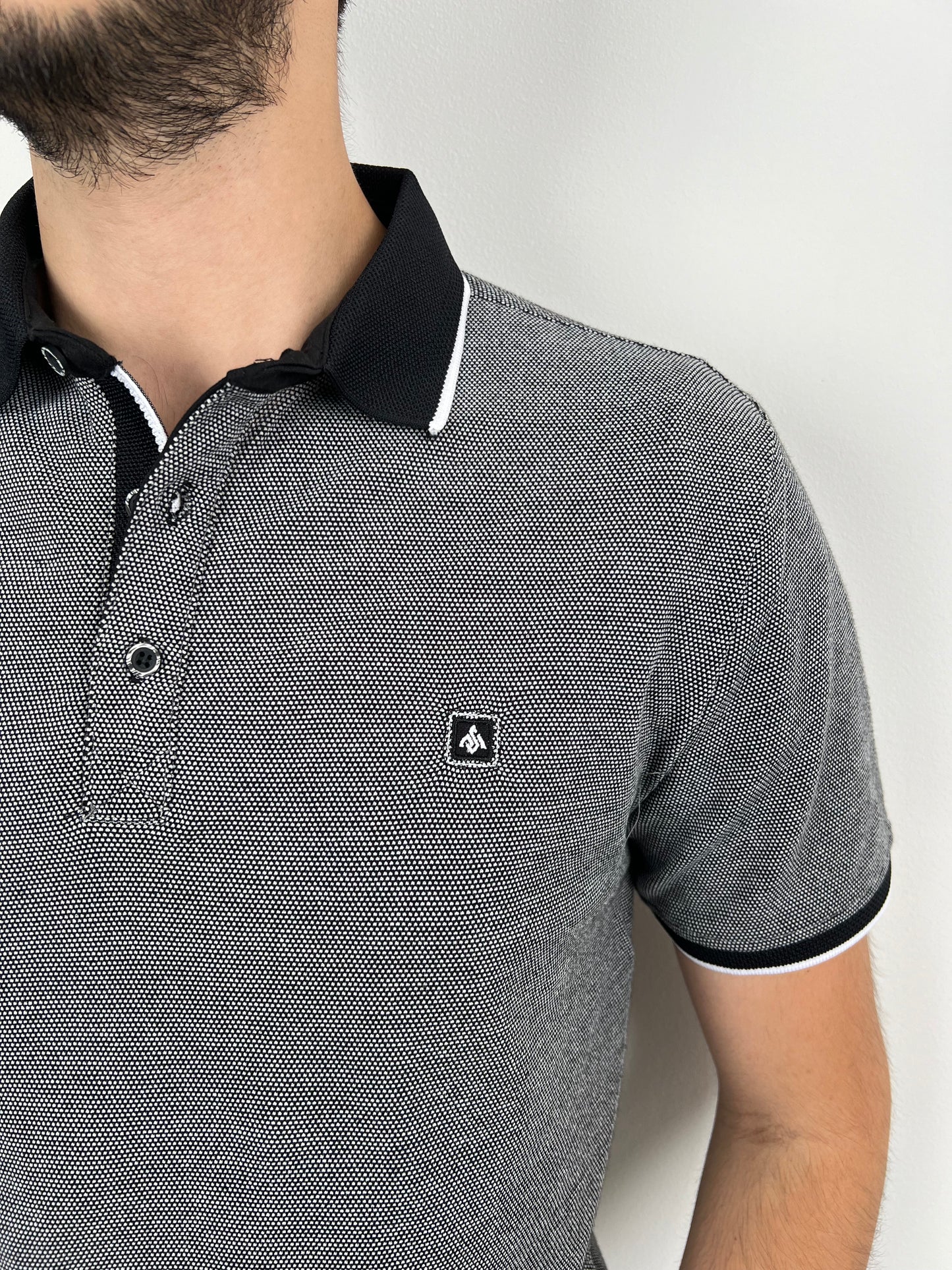 PIQUET BLACK POLO MARCO