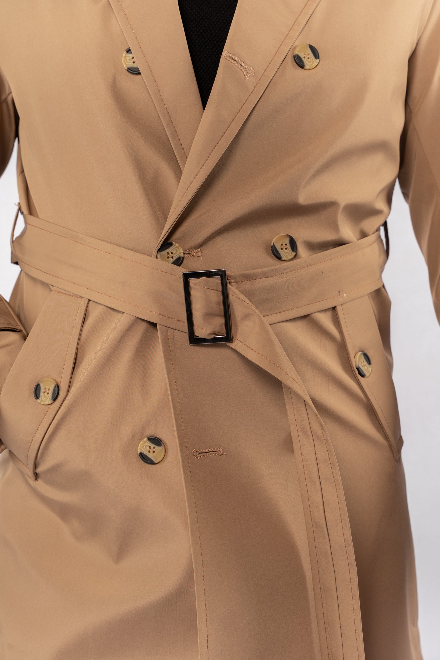 BEIGE ELEGANCE TRENCH COAT