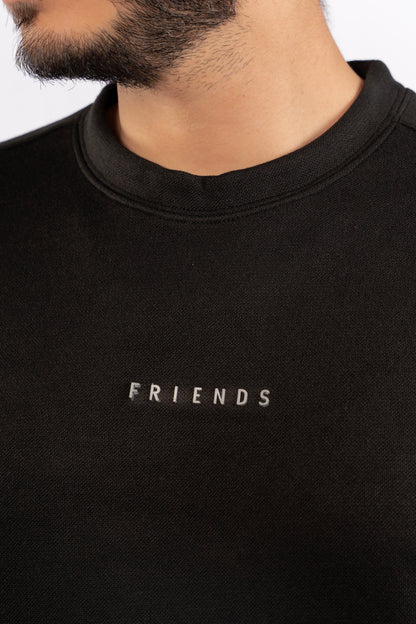 BLACK CASUAL SWEATER