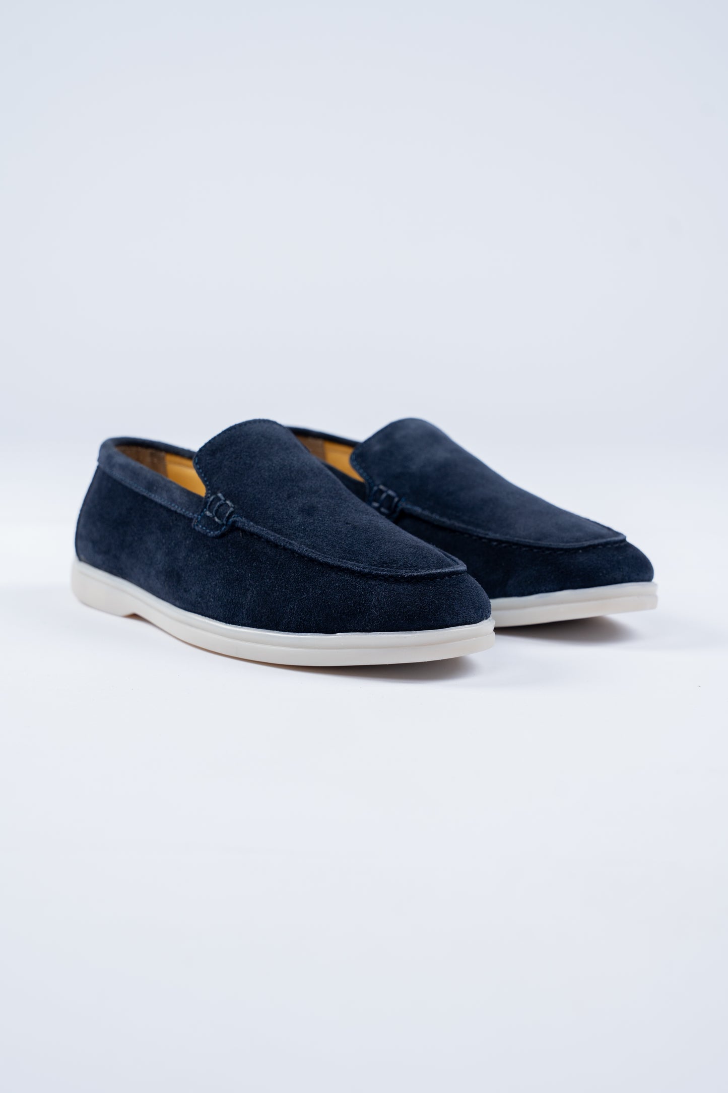 NAVY SUEDE LOAFER