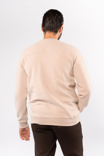 BEIGE SELANIK ROUNDNECK SWEATER