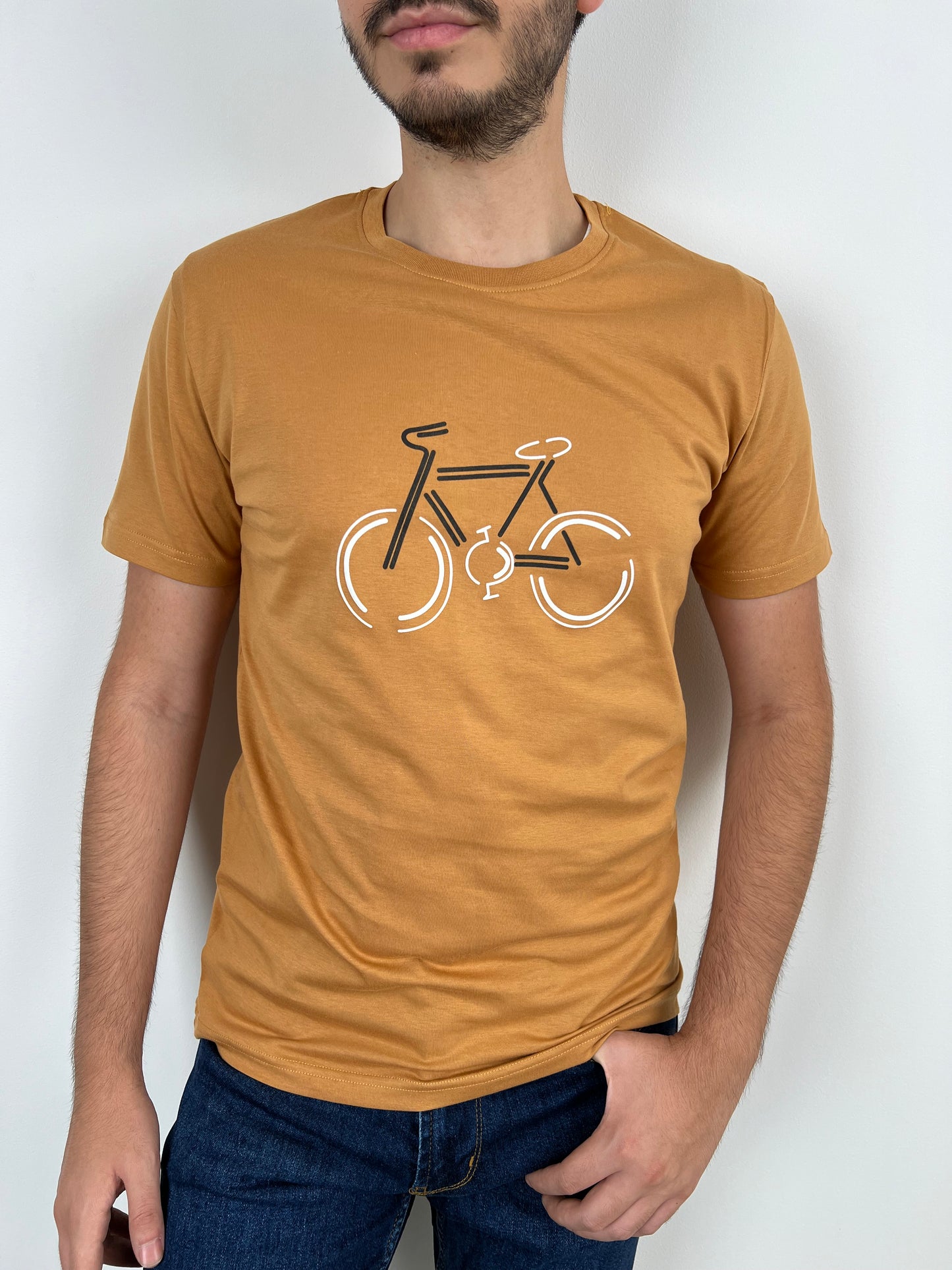 MUSTARD BICYCLE TSHIRT