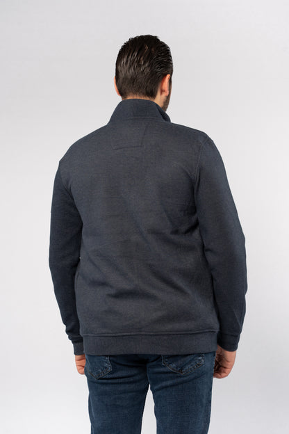 NAVY SELANIK ZIPPER JACKET