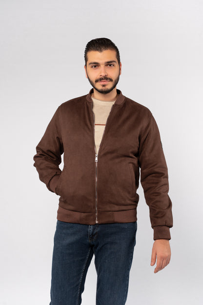 BROWN SUEDE URBAN JACKET