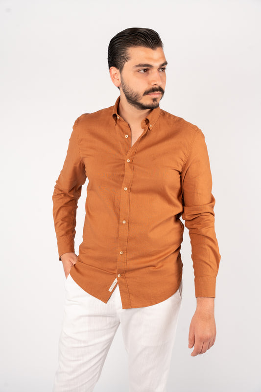 SANDSTONE LINEN SHIRT