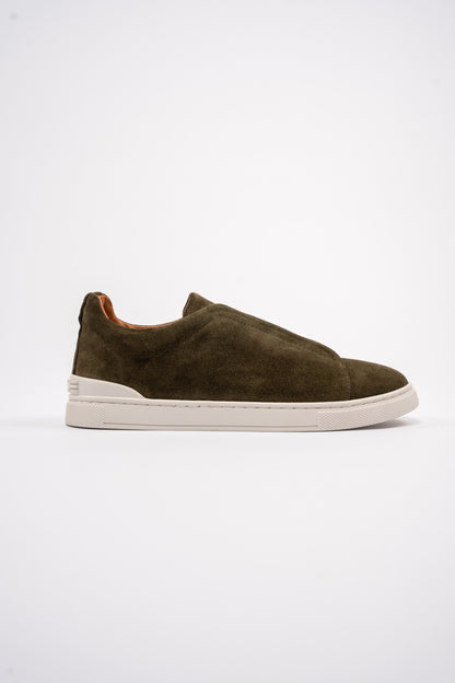 OLIVE TRIPLE X ELASTIC SNEAKER