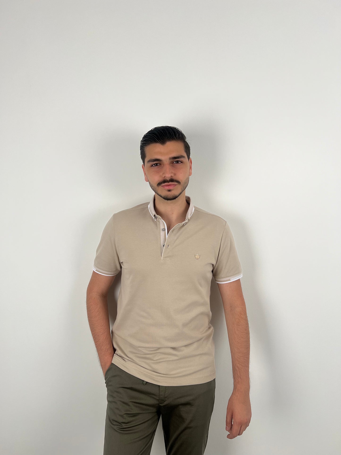 Beige Polo