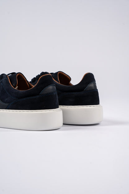 NAVY SUEDE CASUAL SNEAKER