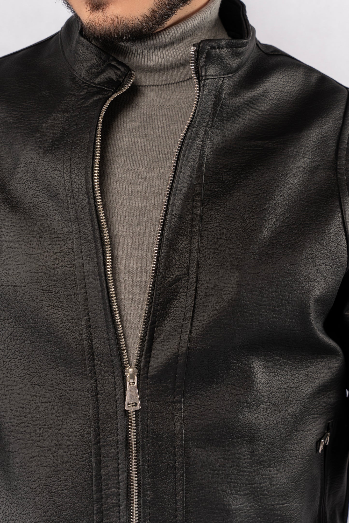 BLACK TIMELESS LEATHER JACKET