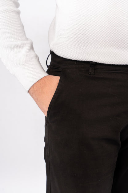 BLACK ELEGANCE CHINO PANT