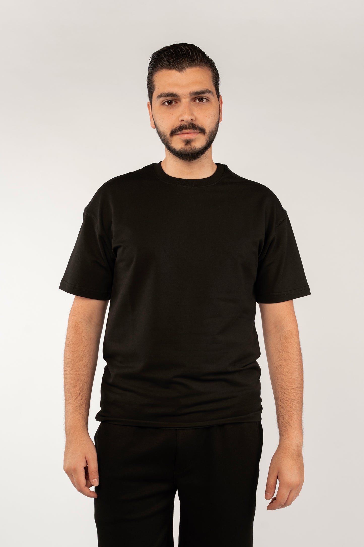 BLACK THICK TSHIRT