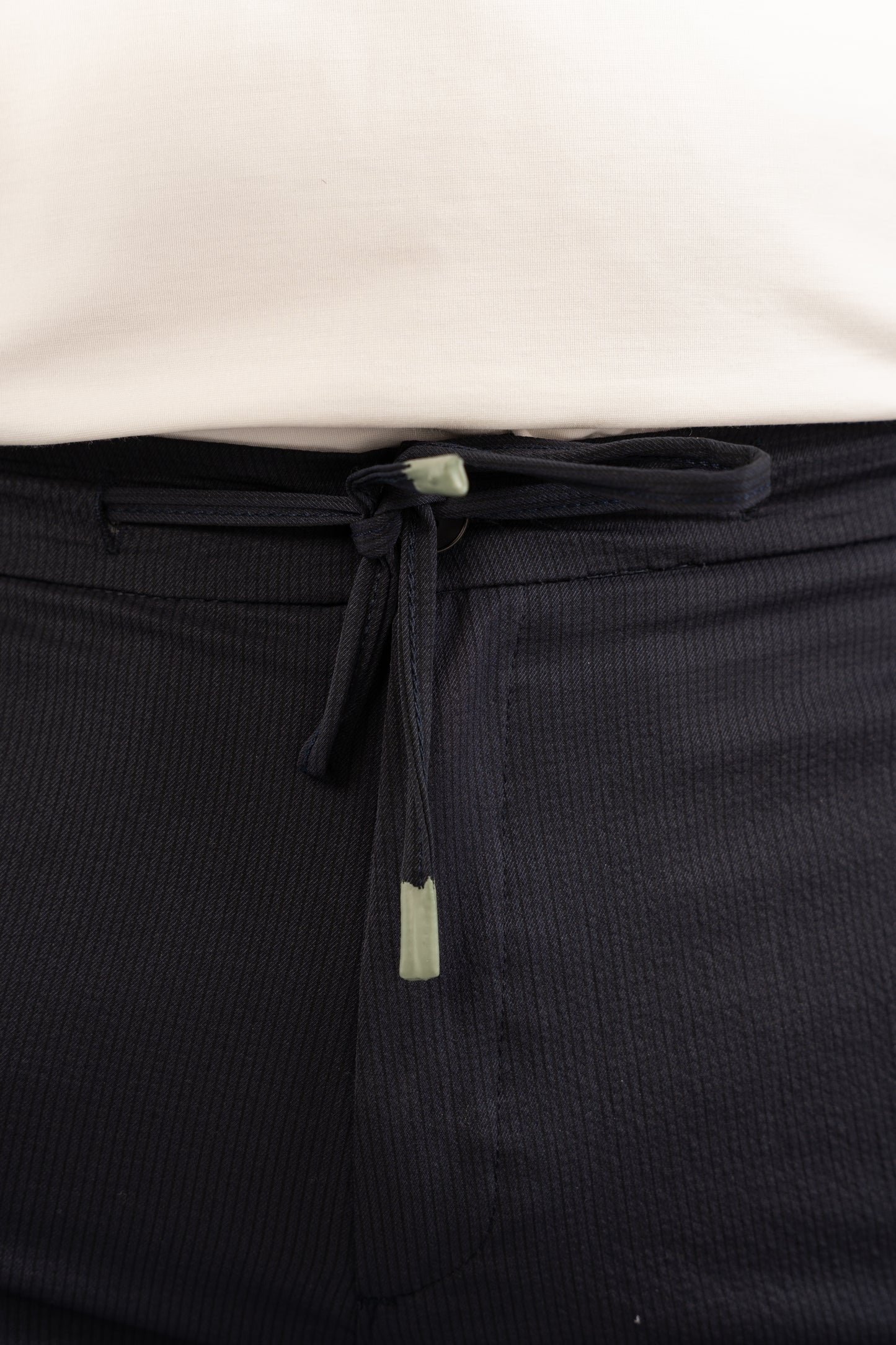 NAVY CASUAL TROUSERS