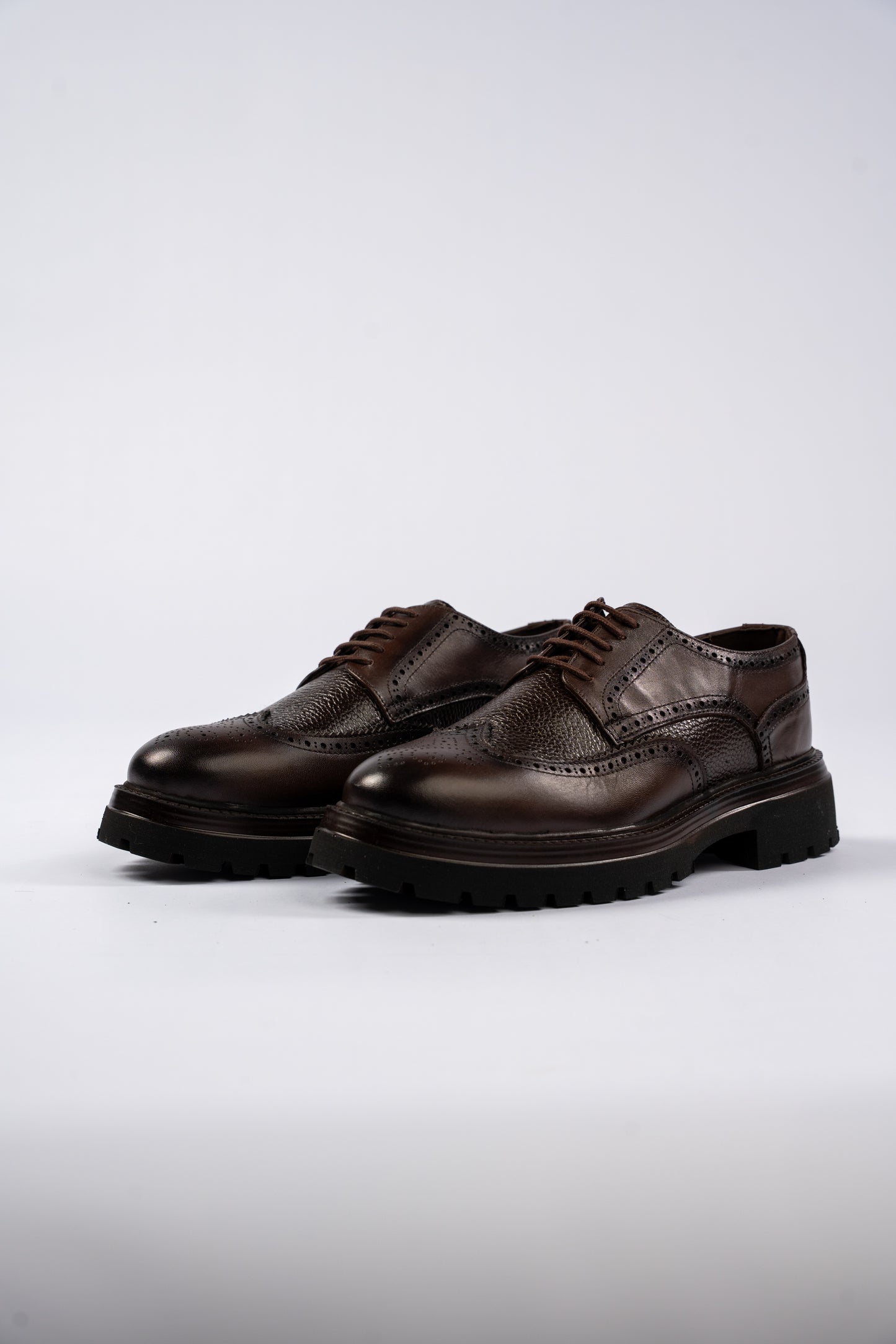 BROWN CASUAL OXFORD SHOE