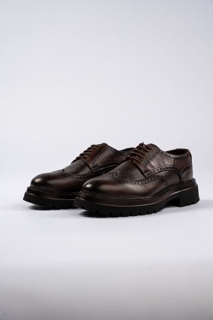 BROWN CASUAL OXFORD SHOE