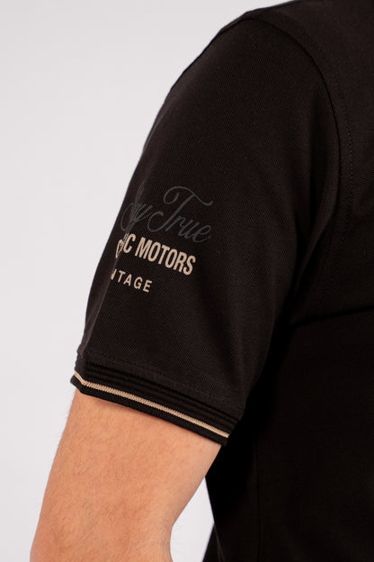 BLACK VINTAGE POLO