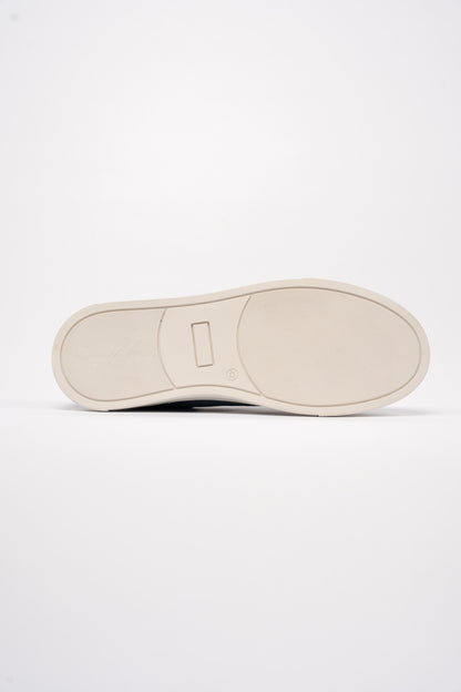 BROWN TRIPLE X ELASTIC SNEAKER