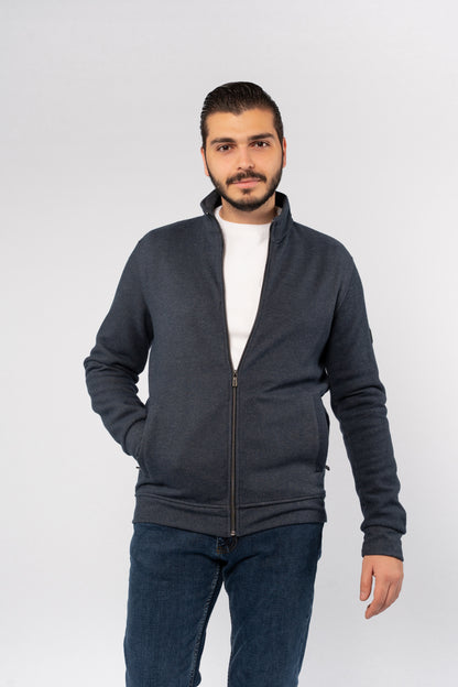 NAVY SELANIK ZIPPER JACKET