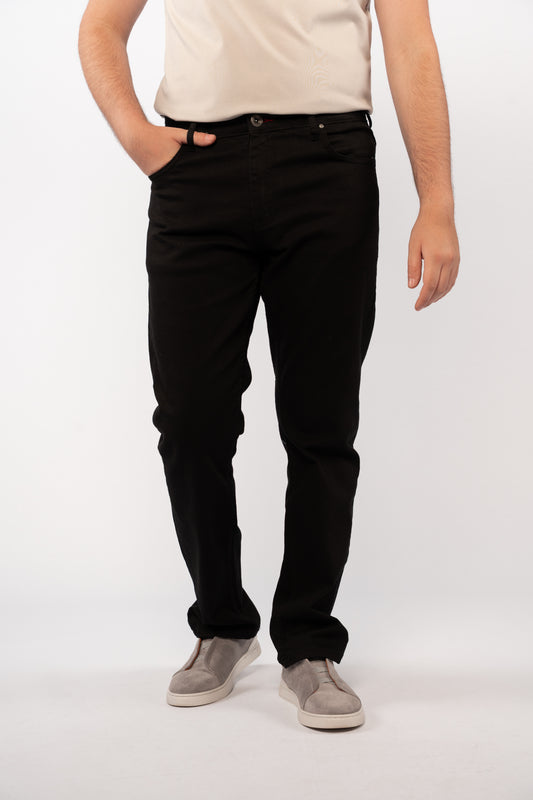 BLACK REGULAR DENIM