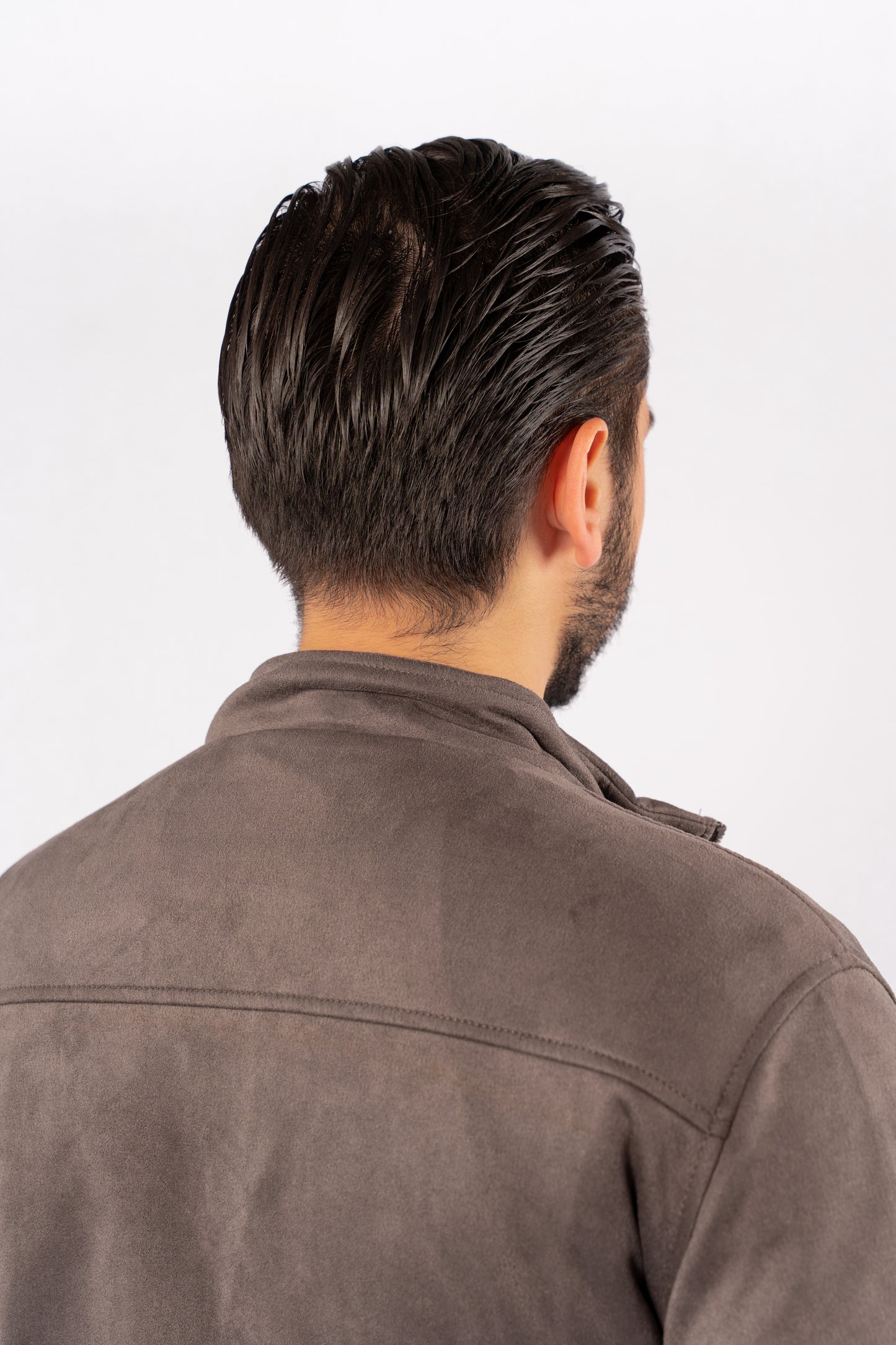 GREY SUEDE TIMELESS JACKET