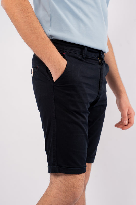 NAVY CHINO SHORT