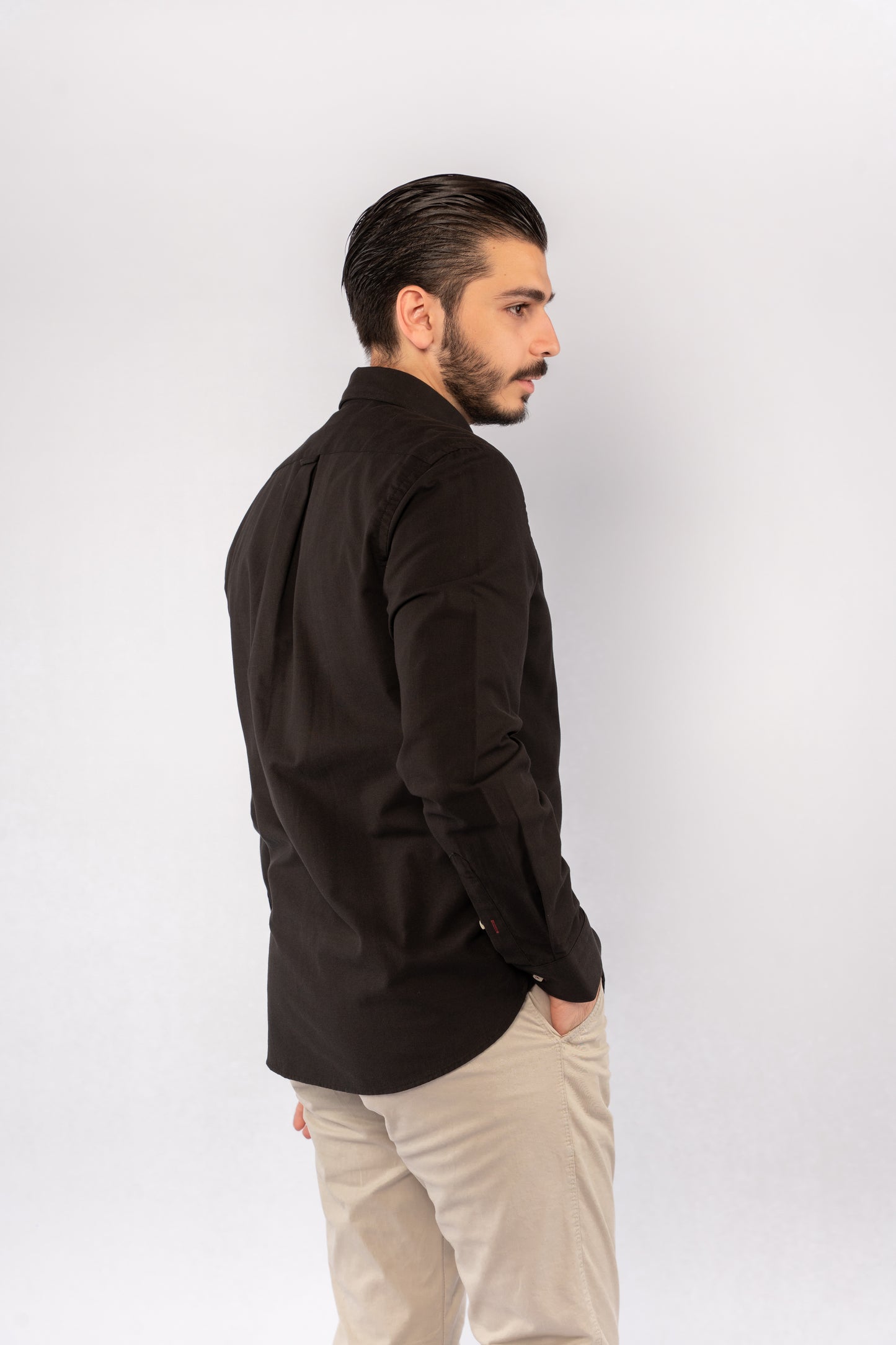 BLACK TIMELESS OXFORD SHIRT