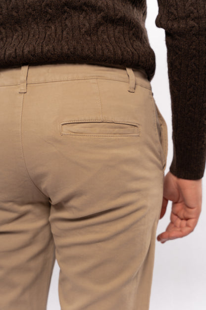 BEIGE ELEGANCE CHINO PANT